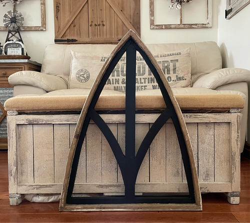 Farmhouse Cathedral Arch Wood Wall Decor