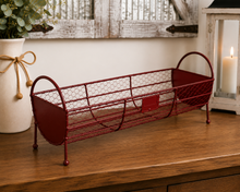 Load image into Gallery viewer, Rustic Chicken Wire Metal Basket Table Decor Farmhouse Centerpiece Basket