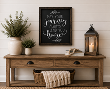 Load image into Gallery viewer, May Your Journey Always Lead You Home Sign