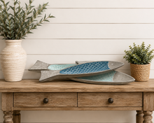Load image into Gallery viewer, Coastal Farmhouse Decorative Trays Set Of Two