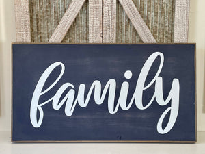 Family Wood Wall Decor