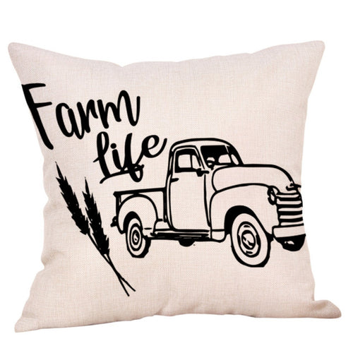 Farm Life Pillow Cover