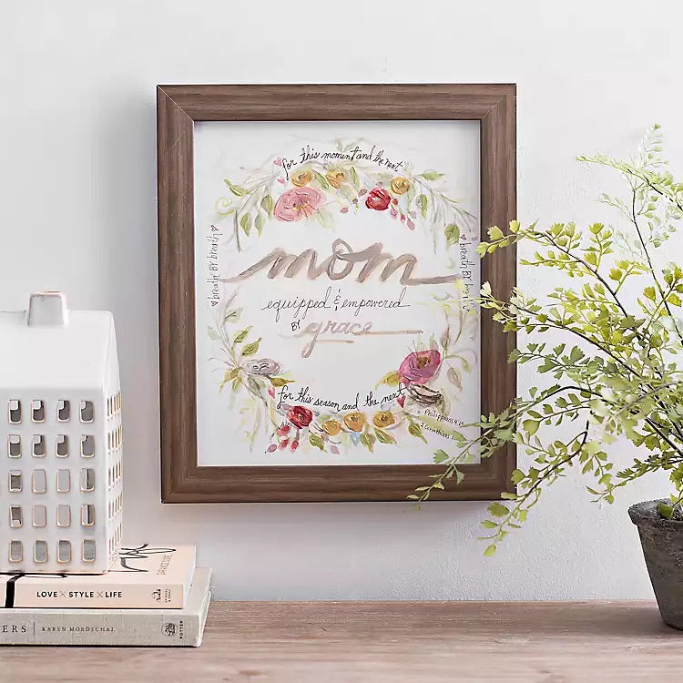 Mom wood wall decor