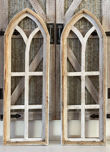 Farmhouse Cathedral Arch Wood Wall Decor