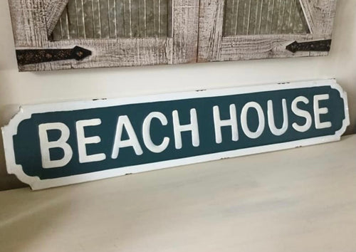 Beach House Metal Wall Decor