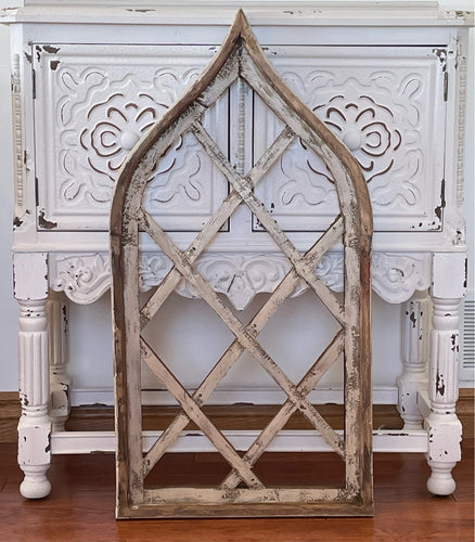 Farmhouse Cathedral Arch Wood Wall Decor