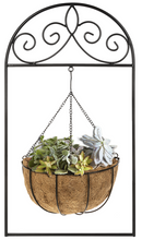 Load image into Gallery viewer, Wrought Iron Planter Basket Wall Decor