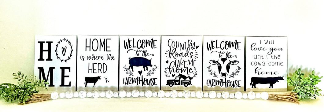Tier Tray Leaning Sign 15.00 Each