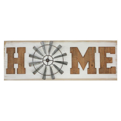 Home With Windmill Wall Decor