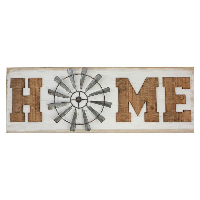 Home With Windmill Wall Decor