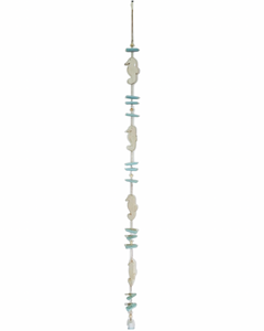 Wood Seahorse Garland