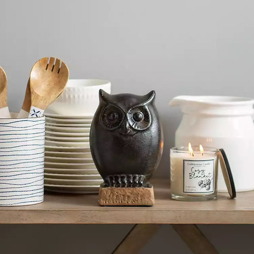 Terracotta Owl Table Decor