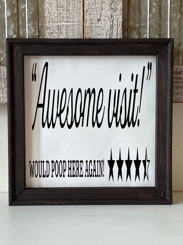 Funny Farmhouse Bathroom Wall Decor