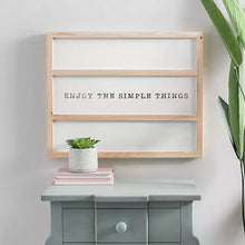 Load image into Gallery viewer, Simple Things Wood Wall Decor