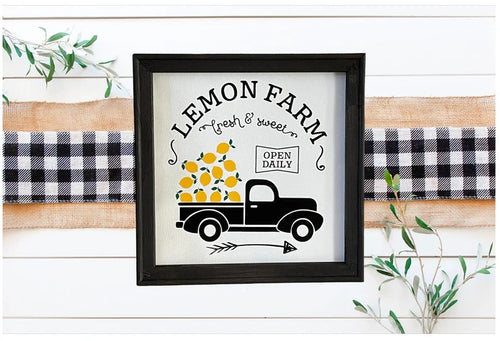 Farmhouse Kitchen Lemon Farm Wall Decor