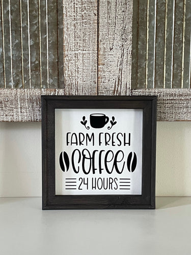 Farm Fresh Coffee Wall Or Table Decor