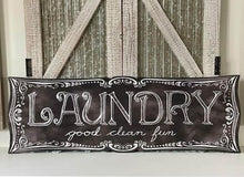 Load image into Gallery viewer, Laundry Wood Wall Decor