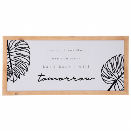 Love You More Wood Wall Decor