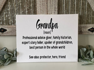 Grandpa Wall Decor
