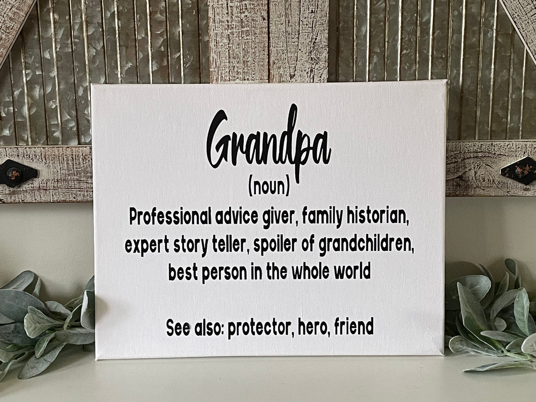 Grandpa Wall Decor