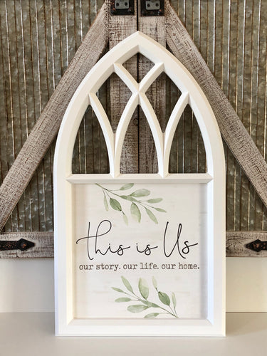 This Is Us Wood Arch