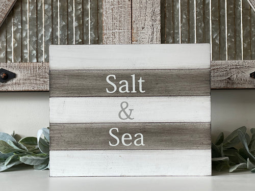 Salt And Sea Wood Wall Decor