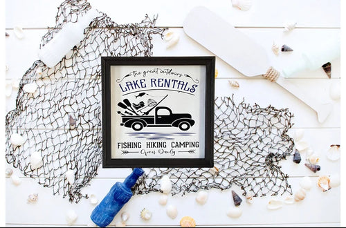 Lake Rentals Wall Decor
