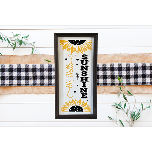 Oh, Hello Sunflower Wall Decor