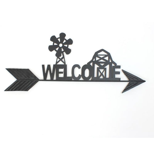 Metal Welcome Wall Decor