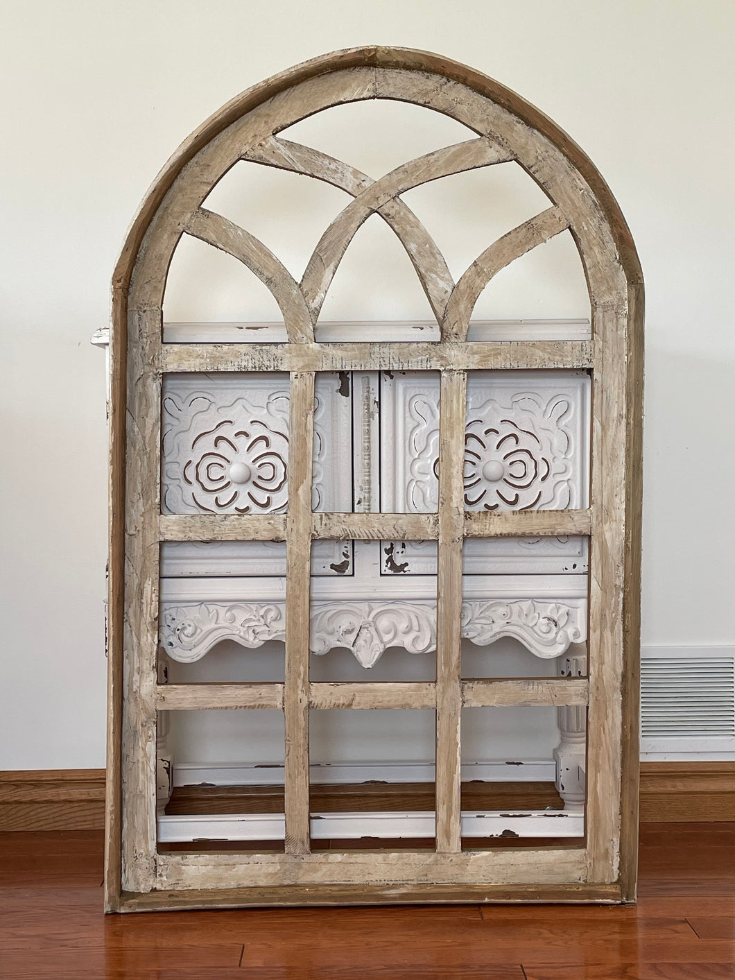 Large Rustic Farmhouse Wood Cathedral Arch Wall Decor