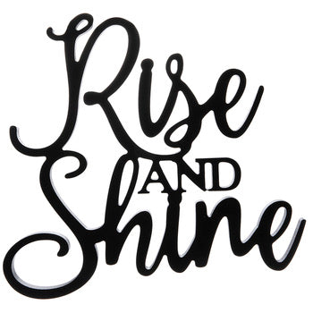 Rise And Shine Wood Wall Decor