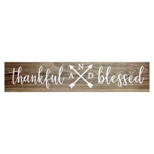 Load image into Gallery viewer, Thankful And Blessed Wood Wall Decor