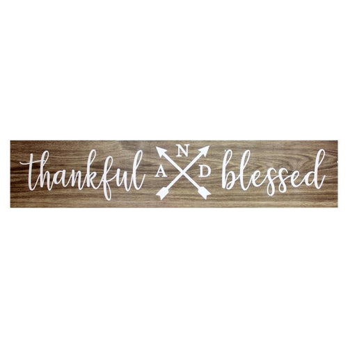 Thankful And Blessed Wood Wall Decor