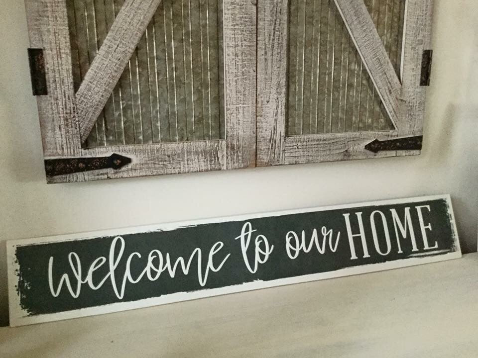 Welcome To Our Home Metal Wall Decor