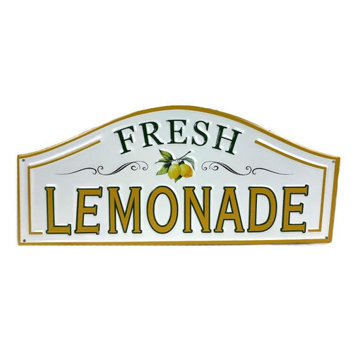 Fresh Lemonade Metal Wall Decor