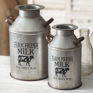 Farm Fresh Milk Can