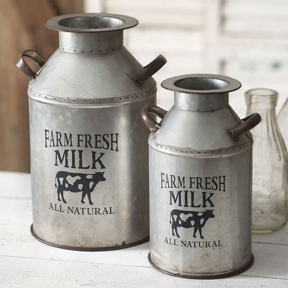 Farm Fresh Milk Can