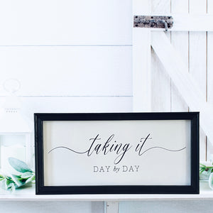 Taking It Day By Day Wall Decor