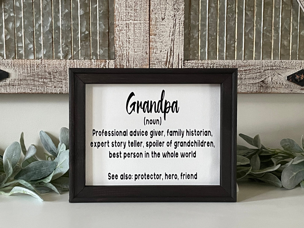 Grandpa Wall Decor