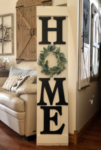 Home Wood Wall Decor Including Wreath