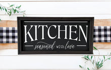 Load image into Gallery viewer, Kitchen Seasoned With Love Wall Decor