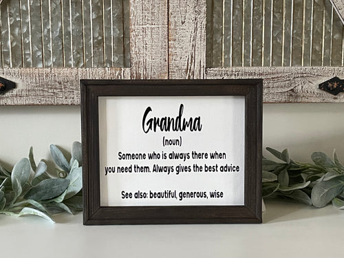 Grandma Wall Decor
