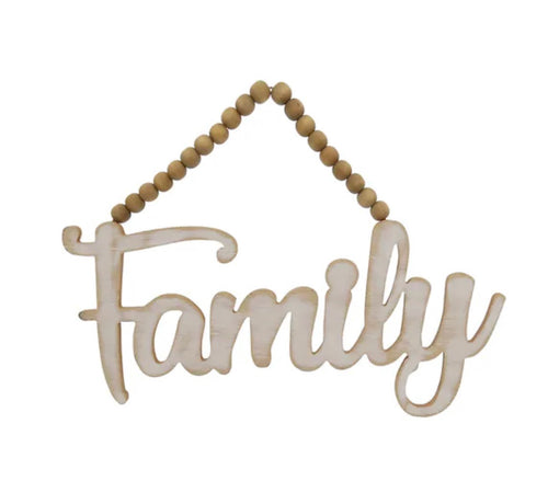 Family Wood Wall Decor
