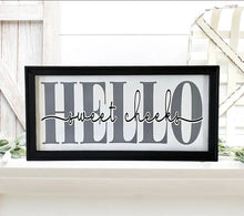 Load image into Gallery viewer, Hello Sweet Cheeks Farmhouse Bathroom Wall Decor