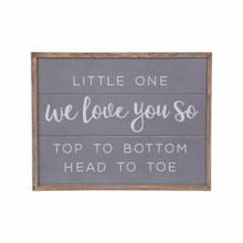 Load image into Gallery viewer, We Love You Wood Wall Decor