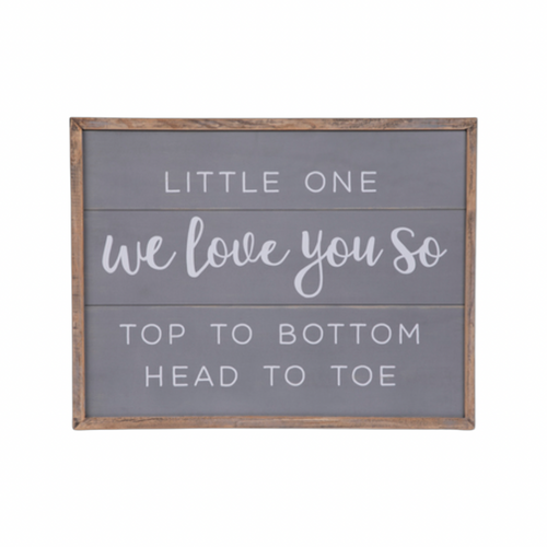 We Love You Wood Wall Decor