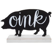 Load image into Gallery viewer, Pig Wood Table Decor