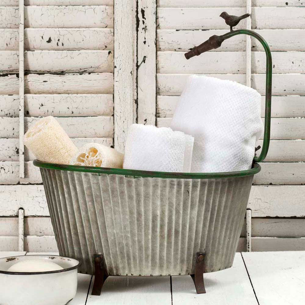 Decorative Metal Bin