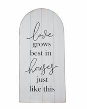 Load image into Gallery viewer, Love Grows Best Wood Wall Decor