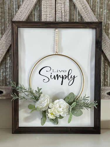 Live Simply Wall Decor